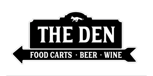 the-den-logo The Den food cart pod, beer, and wine venue