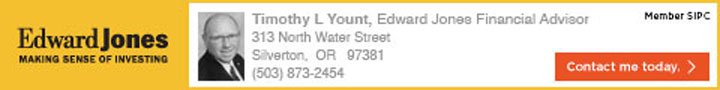 Timothy L. Yount, Edward Jones financial advisor in Silverton, Oregon